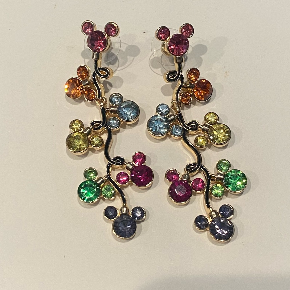 BaubleBar Disney Mickey Christmas Light Dangle Earrings